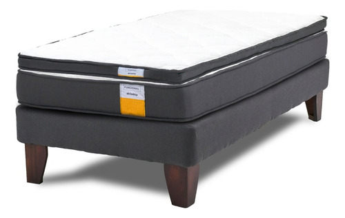 Cama Europea Funcional 1.5 Pl + Topper