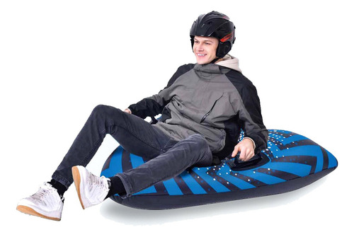 Tabla Inflable Para Pileta O Para Nieve, 100 X 100 Cm, 12938 Color Azul