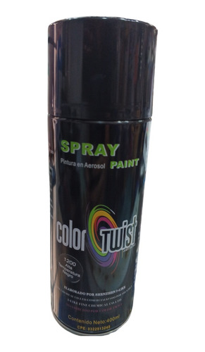 Pintura Alta Temperatura Motor Negro Lata Spray 450ml 