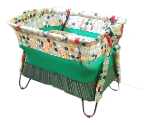 Imagen 6 de 9 de Corral   Para Bebe Doble Nivel + Colchoneta + Toldillo