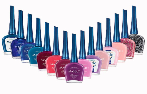 Esmaltes Masglo Originales, Varios Tonos: Piel, Rosas, Rojos