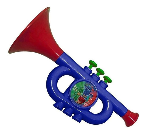 Imagem 1 de 3 de Instrumento Infantil Musical Pj Masks Trompete  Candide     