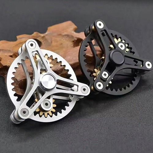 Fidget Spinner De Latón Puro, Engranajes, Giroscopio, Juguet