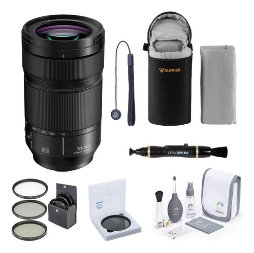 Panasonic Lumix In Lente Para Leica Kit Filtro Prooptic Tapa