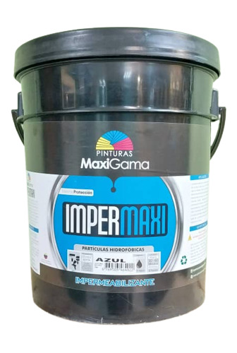 Pintura Maxi Impermeabilizante Azul Cuñete