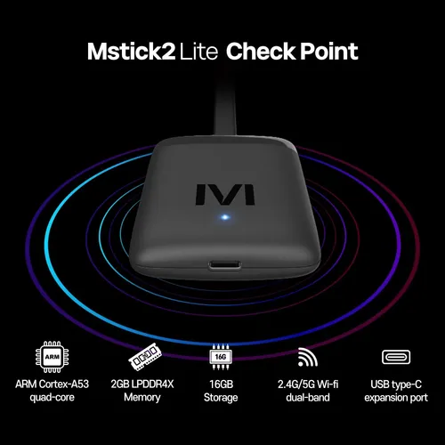 Mgears Mstick 2 Adaptador De Automóvil Auto Android Wireless