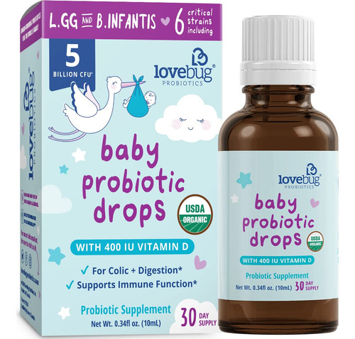 Lovebug - Probiotico Organico Galardonado Con El Usda Para B