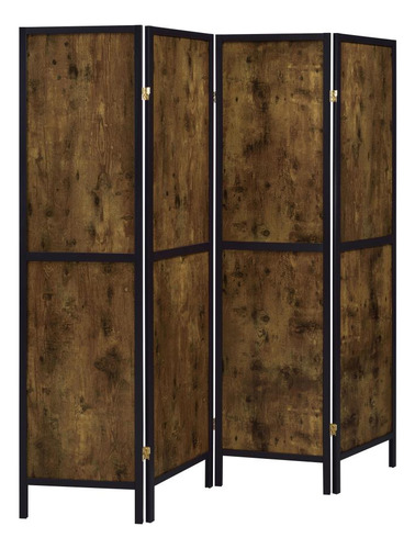 Biombo De Madera Biombo Decorativo 4 Paneles ¡envió Gratis!