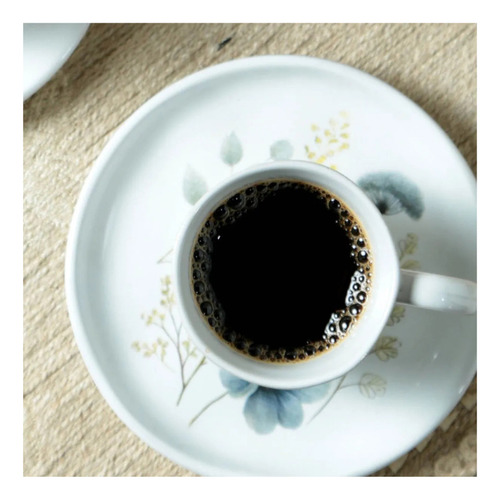 Conjunto com 6 Xícaras De Café com 6 Pires Bio Bella Porto Brasil