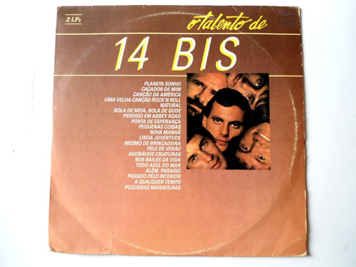 Lp 14 Bis - O Talento De 14 Bis - Duplo - 1985 C/ Encarte