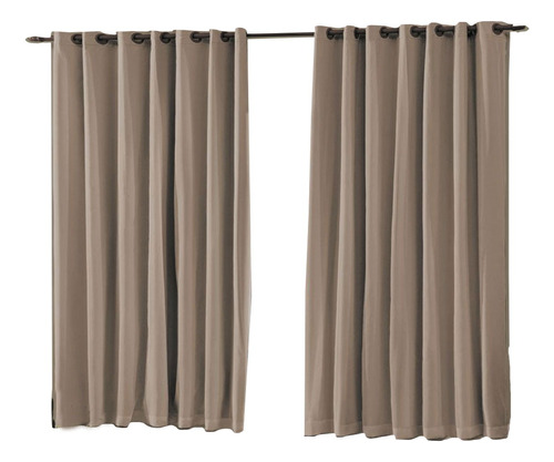 Cortinas Quarto Blecaute Blackout 2,00 X 2,30 Voil Corta Luz