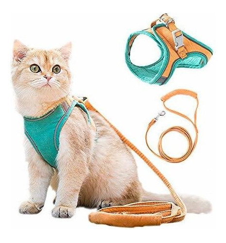 Collar Para Gatos Idolpet - Juego De Arnés Y Correa Para Ga