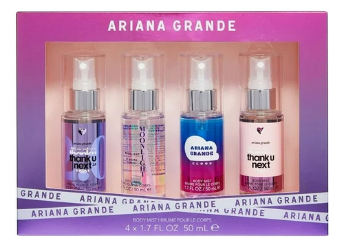 Ariana Grande 4 Body Mist Thank U Next, Moon, Cloud, 50 Ml