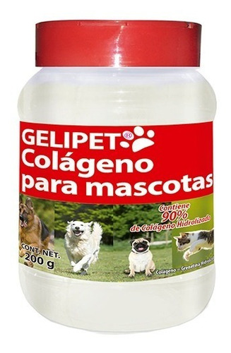 Imagen 1 de 3 de Gelipet Colageno Para Perros Y Gatos 200gr Con Pollo