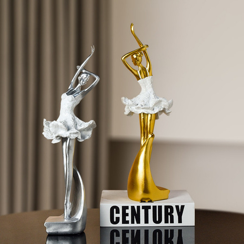Estatua De Bailarina Para Decoración De Mesa: Figura Artísti
