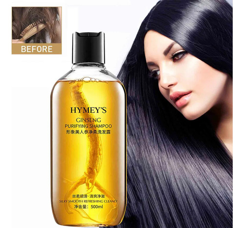 Shampoo De Extrato De Ginseng Para Anti-queda De Cabelo Sham