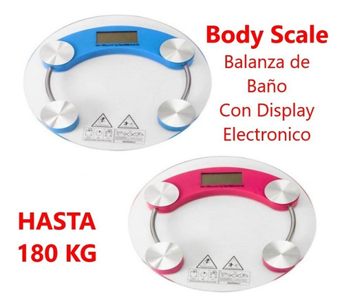 Imagen 4 de 7 de Balanza Digital Body Scale Kanji 2003a Hasta 180kg Apto Baño Color Rosa