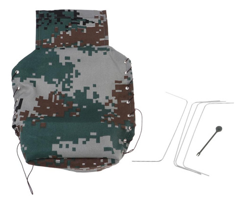 Cubierta De Capilla Color Camuflaje Para 1/16 Rc Coches Wpl