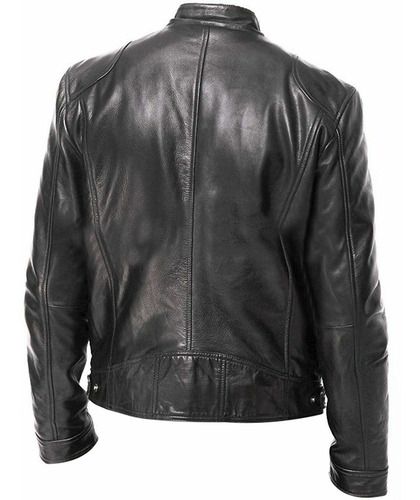 Chaqueta De Cuero Con Cuello Alto Traje De Motocicleta Grand Chaqueta De Cuero Con Cuello Alto Traje De Motocicleta Grand