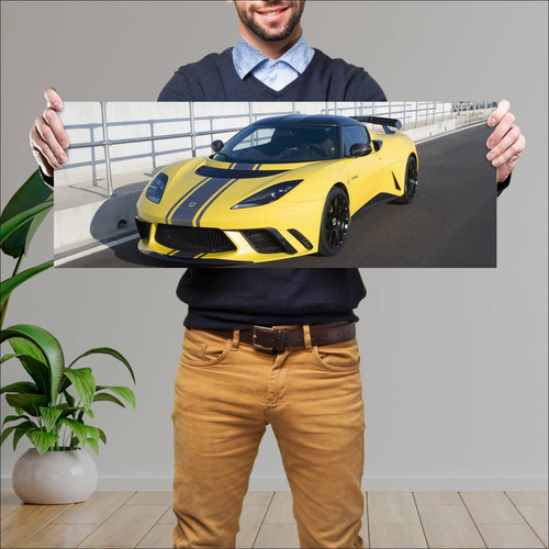 Cuadro 30x80cm Auto 2011 Lotus Evora Gte Auto 114