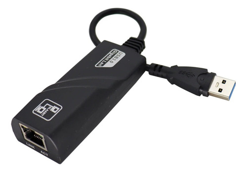 Adaptador Usb 3.0 A Ethernet Rj45 Lan Gigabit 10/100/1000 Mb
