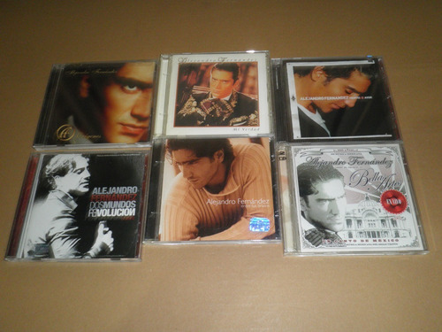 Alejandro Fernandez Lote De 6 Cd's Revolución Mi Verdad