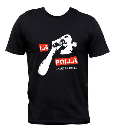 Remera Negra La Polla Records Vamos Entrando