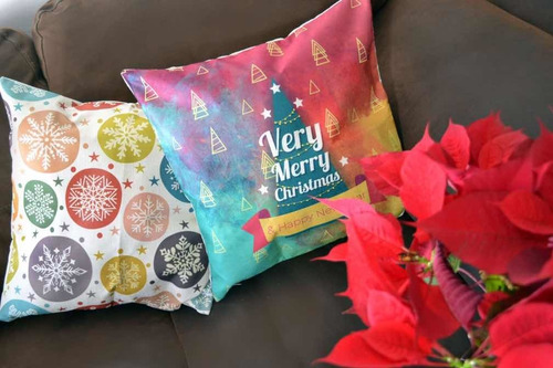 Cojines Navideños Varios Diseños Modernos