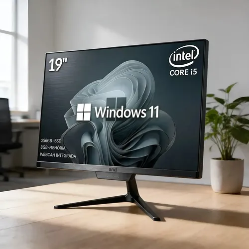 Computador All In One Ital Core i5 8GB RAM SSD 256GB Windows 11