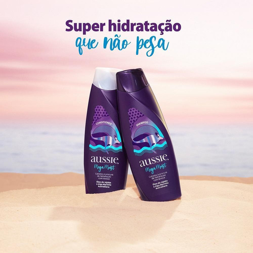 Kit Com 6 Condicionadores Aussie Moist 180ml
