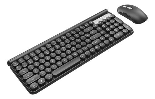 Conjunto De Teclado Ergonômico Sem Fio E Mouse Com .