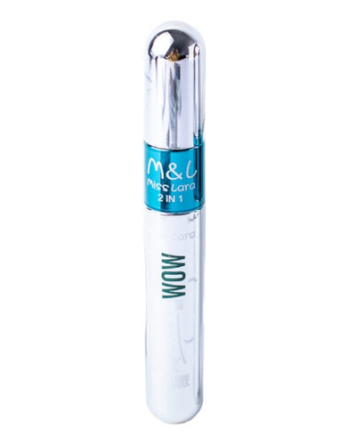 Mascara De Pestañas Rizador 2 En 1 Voluminizadora Miss Lara Color Negro