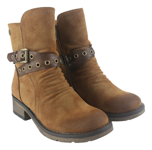 Botin Chalada Mujer Torri-29 Camel Casual