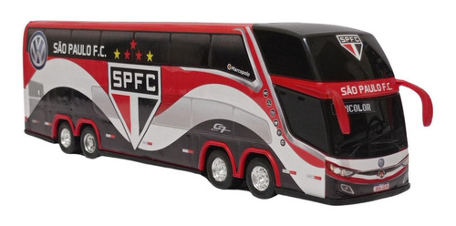 Brinquedo Ônibus Miniatura Spfc 1800 Dd