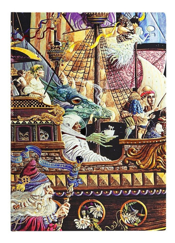 Caderno Paperblanks 30x21cm S/ Pauta Fantastic Maiden Voyage