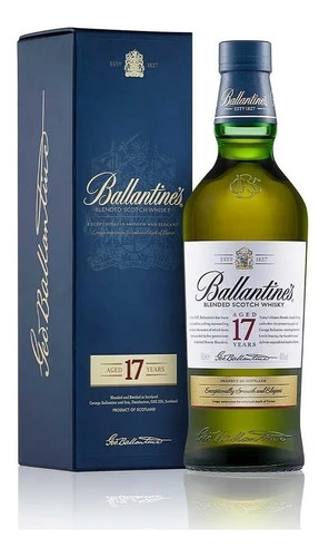 Whisky Ballantines 17 Años Con Estuche Importado 
