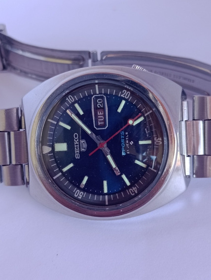 Relogio Seiko 6119 Azul | MercadoLivre 📦