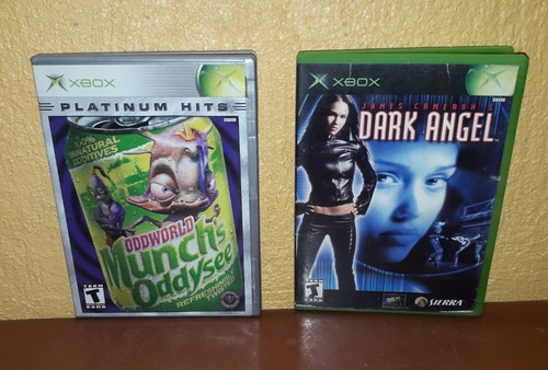 2 Juegos Oddworld: Munch's Oddysee Y Dark Angel Xbox Clásica (Usado)