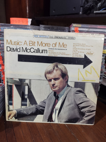 David Mccallum -music : A Bit More Of Me-vinilo Lp Vinyl Imp