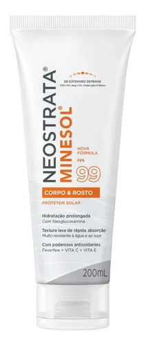 comprar Protetor Solar Fps99 Corpo & Rosto 200ml Minesol Neostrata