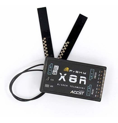 Frsky Taranis Receptor Compatible X8r 2,4 Ghz 8 Canales Accs