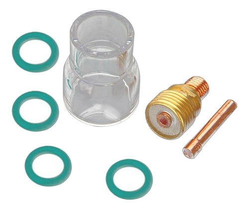 Stubby Gas Lens Collet Body # 12 Cup Kit Surtido De Aislante