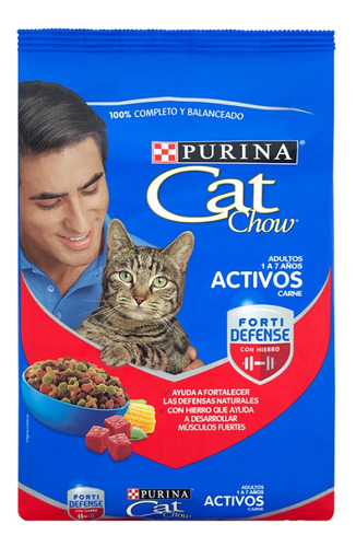 Concentrado Gato Cat Chow 1547 8 Kg Carne Adulto