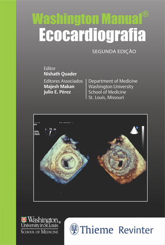 Washington Manual: Ecocardiografia, de Quader, Nishath. Editora Thieme Revinter Publicações Ltda, capa mole em português, 2017