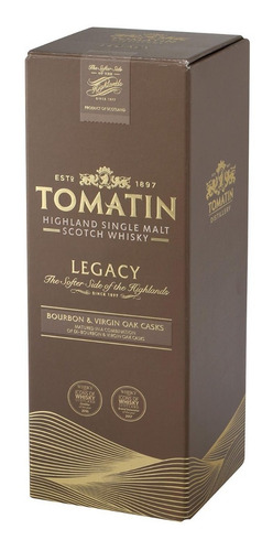 Imagen 4 de 9 de Whisky Tomatin Legacy Single Malt 700ml En Estuche