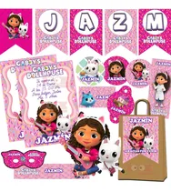 Comprar Kit Imprimible Candybar Casa De Muñecas Gabby 100% Editable