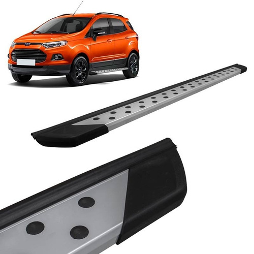 Estribo Lateral Ecosport 2013 2014 2015 Aluminio Prata Bepo