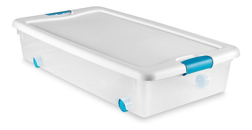 Caja Con Ruedas Para Debajo De La Cama - 86x48x17cm - 4/paq