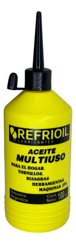 Aceite Lubricante Multiuso 100cm3 Ideal Hogar O Industria