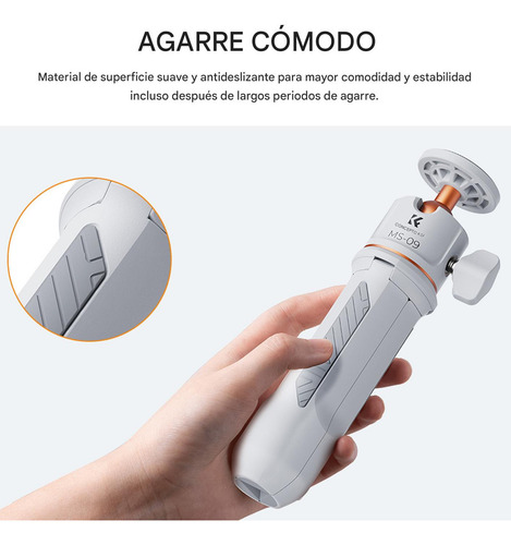 Trípode Teléfono Celular Portátil Selfie Stick 34cm Trípode de Mano Para Cámara Capacidad Máxima de Carga 2 Kg Tornillo de 1/4 "universal Para Cámara Sony/nikon